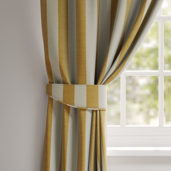 Elements Stripe Linen Look Made to Order Curtain Tieback - image 1