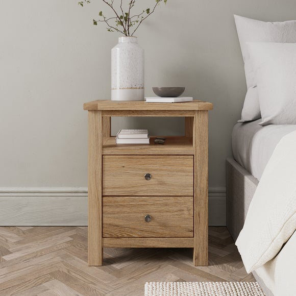 Olney 2 Drawer Bedside Table - image 1