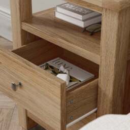 Olney 2 Drawer Bedside Table - thumbnail 3