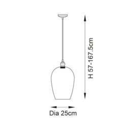Vogue Sturt Mid Century Adjustable Pendant Light - thumbnail 6