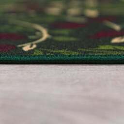 Heritage Deer Vintage Festive Washable Runner - thumbnail 4