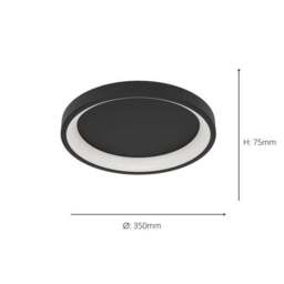 EGLO Loretello-Z Smart Colour Changing LED Ceiling Light - thumbnail 4
