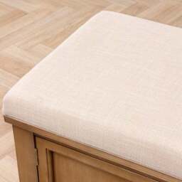 Voyage Maison Rosalie Oak Storage Bench - thumbnail 4