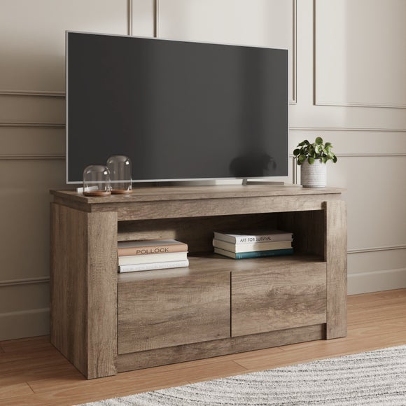 "Canyon Oak 2 Drawer TV Unit for TVs up to 44""" - image 1