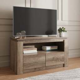 "Canyon Oak 2 Drawer TV Unit for TVs up to 44"""