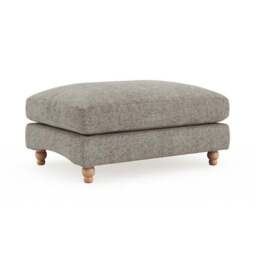 Martha Chunky Chenille Footstool - thumbnail 3