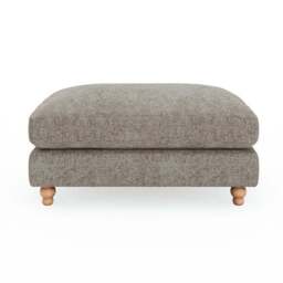 Martha Chunky Chenille Footstool - thumbnail 4