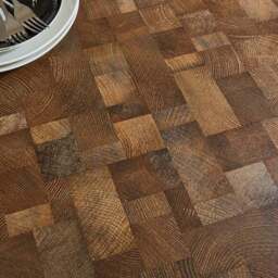 Brayden 4 Seater Square Dining Table, Parquet Effect - thumbnail 4