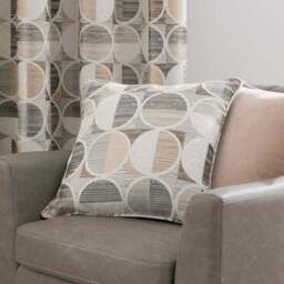 Cai Circle Jacquard Eyelet Curtains - thumbnail 6