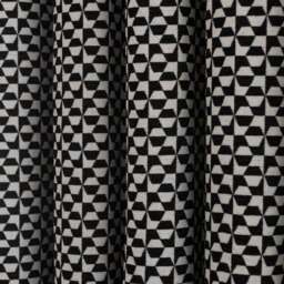 Geo Checkerboard Eyelet Curtains - thumbnail 3