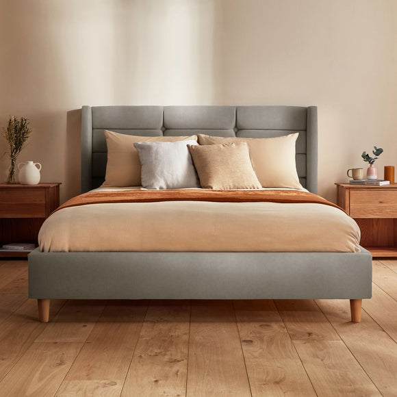 Silentnight Lilith Bed Frame, Velvet - image 1