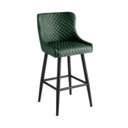 Montreal Counter Height Bar Stool, Faux Leather - thumbnail 2