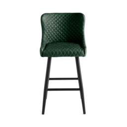 Montreal Counter Height Bar Stool, Faux Leather - thumbnail 1