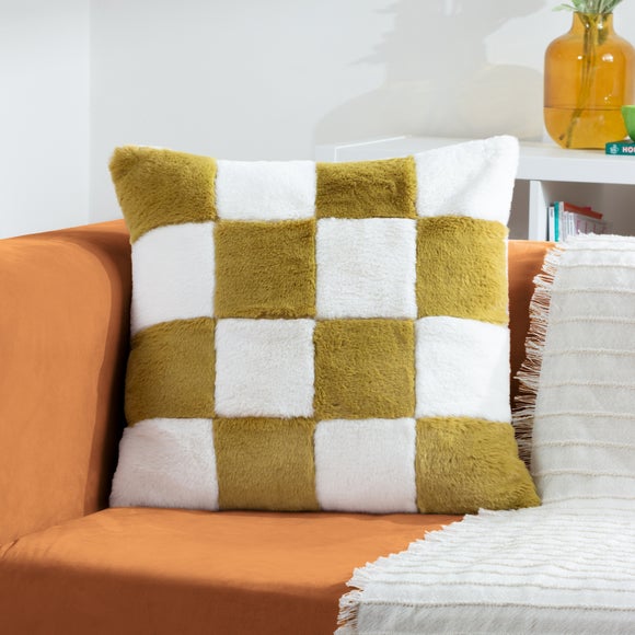 Heya Home Cozee Check Square Cushion - image 1