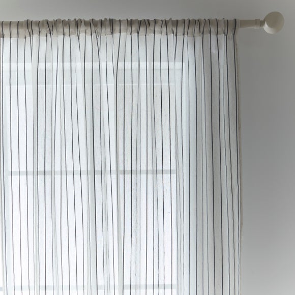 Lucia Stripe Slot Top Voile Panel - image 1