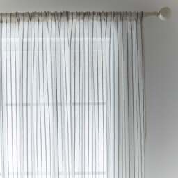 Lucia Stripe Slot Top Voile Panel