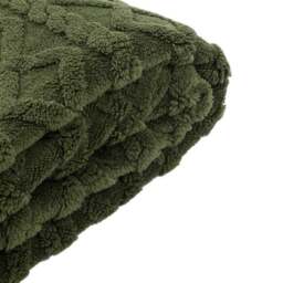 Forest Cable Stitched Throw Blanket - thumbnail 5