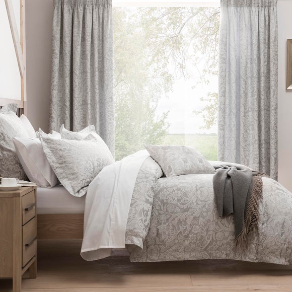 Dorma Winchester Jacquard Grey Duvet Cover - image 1