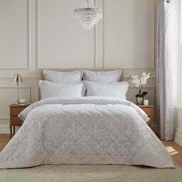 Dorma Winchester Jacquard Grey Duvet Cover - thumbnail 4