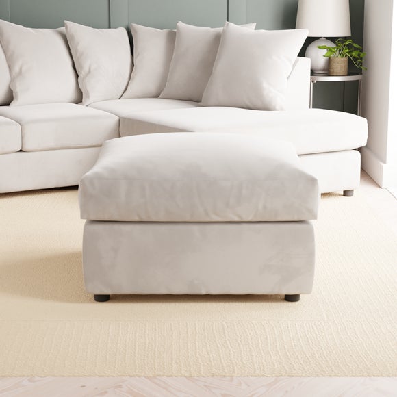 Blake Opulent Velvet Footstool - image 1