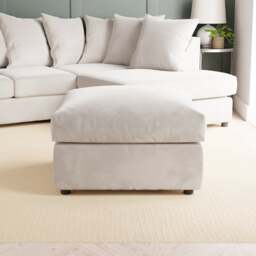 Blake Opulent Velvet Footstool - thumbnail 1
