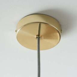 Dorma Henstone Ribbed Adjustable Pendant Light - thumbnail 4
