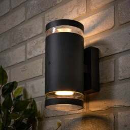 Skye Modern 2 Light Outdoor Sensor Wall Light - thumbnail 2