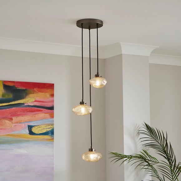 Lava Industrial 3 Light Cluster Ceiling Light - image 1