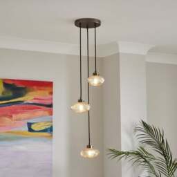 Lava Industrial 3 Light Cluster Ceiling Light - thumbnail 1