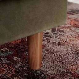 Max Velvet Storage Footstool - thumbnail 4