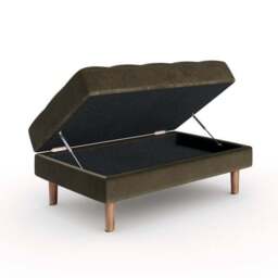 Max Velvet Storage Footstool - thumbnail 6