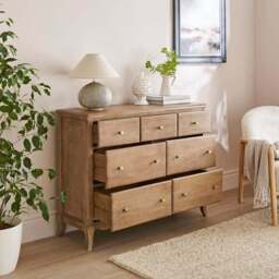 Giselle 7 Drawer Chest, Mango Wood - thumbnail 2