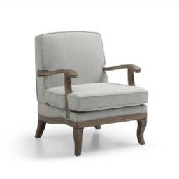 Esme Cream Linen Chair - thumbnail 6