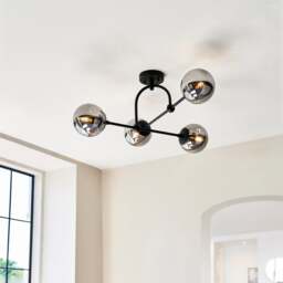 Vogue Newton 4 Light Semi Flush Ceiling Light - thumbnail 1