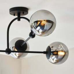 Vogue Newton 4 Light Semi Flush Ceiling Light - thumbnail 3