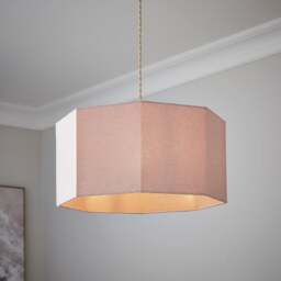 Luna Octagon Easy Fit Lamp Shade - thumbnail 1