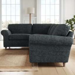 Flori Chunky Chenille Corner Sofa - thumbnail 2