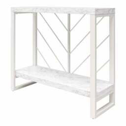 Brielle Console Table, Faux Marble - thumbnail 4