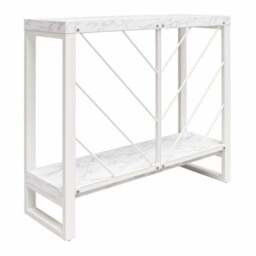 Brielle Console Table, Faux Marble - thumbnail 5