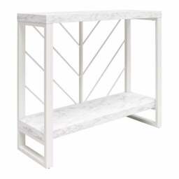 Brielle Console Table, Faux Marble - thumbnail 2
