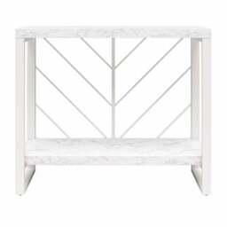 Brielle Console Table, Faux Marble - thumbnail 3