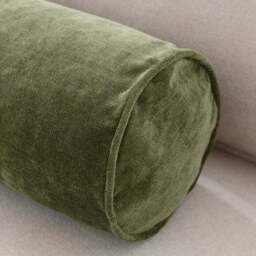Velour Bolster Cushion Cover - thumbnail 5