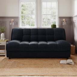 Emery Squish Soft Chenille Clic Clac Storage Sofa Bed - thumbnail 1