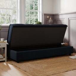 Emery Squish Soft Chenille Clic Clac Storage Sofa Bed - thumbnail 5