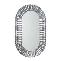 Sheraton Jewelled Oval Wall Mirror - thumbnail 3