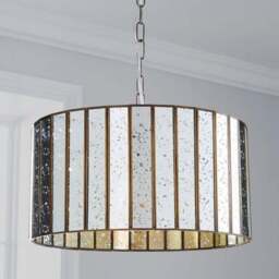 Seraphina Mercury Glass Pendant Light - thumbnail 2