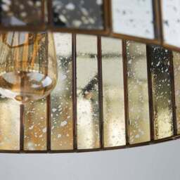 Seraphina Mercury Glass Pendant Light - thumbnail 3