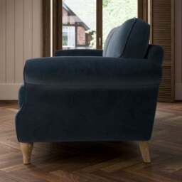 Millie Velvet 3 Seater Sofa - thumbnail 3