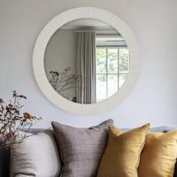 Cedar and Sage Dales Round Wall Mirror - thumbnail 1