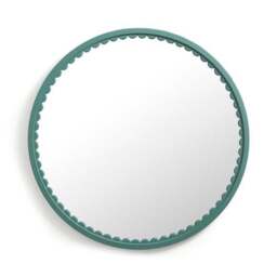 Remi Scalloped Round Wall Mirror - thumbnail 2